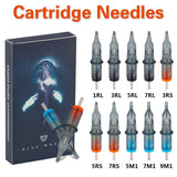 Cartridge Tattoo Needles RL RS RM M1 Disposable Sterilized Safety Tattoo Needle Tattoo Supplies 10pcs/Box