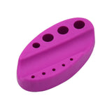 1pc Oval Silicone Cover Standing Rack Tattoo Ink Cup Pigment Cup Tatu Machine Pen Stand Holder For Tattoo Machine Accessories